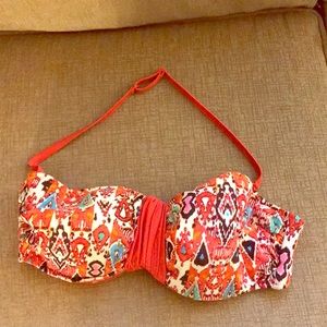 Profile Blush Bikini Top w/ removable strap.